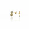 Gold earrings for ladies AU72688 - 14 karátos arany női beszúrós fülbevaló
