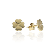 Gold earrings for ladies AU76864 - 14 karátos arany női beszúrós fülbevaló fülbevaló