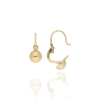 Gold earrings for ladies AU79296 - 14 karátos arany fülbevaló elöl kapcsolódó zárral