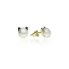 Gold earrings for ladies AU79891 - 14 karátos arany női beszúrós fülbevaló