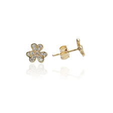 Gold earrings for ladies AU81763 - 14 karátos arany női beszúrós fülbevaló pár fülbevaló