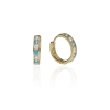 Gold earrings for ladies AU83641 - 14 karátos arany gyerek fülbevaló ∅14 mm