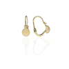 Gold earrings for ladies AU83843 - 14 karátos arany fülbevaló elöl kapcsolódó zárral