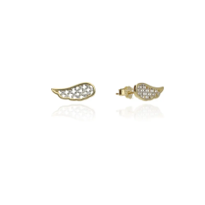 Gold earrings for ladies AU84073 - 14 karátos arany női beszúrós fülbevaló fülbevaló
