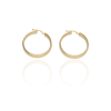 Gold earrings for ladies AU84234 - 14 karátos arany női karika fülbevaló Ø 20 MM