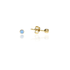 Gold earrings for ladies AU84374 - 14 karátos arany beszúrós fülbevaló fülbevaló