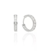 Gold earrings for ladies AU85227 - 14 karátos arany gyerek fülbevaló ∅12 mm