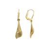 Gold earrings for ladies AU86899 - 14 karátos arany női lógós fülbevaló