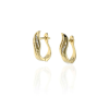 Gold earrings for ladies AU87095 - 14 K arany fülbevaló
