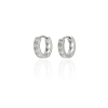 Gold earrings for ladies AU87396 - 14 K fehér arany fülbevaló