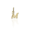 Gold letter pendants 14 K arany M Betű medál - AU-XS3-M-50
