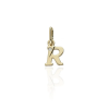 Gold letter pendants 14 K arany R Betű medál - AU-XS3-R-50