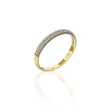 Gold rings AU64051 - 14 karátos női arany gyűrű Méret: 55 gyűrű