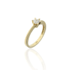Gold rings AU75378 - 14 karátos női arany eljegyzési gyűrű Méret: 50