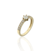 Gold rings AU75385 - 14 karátos női arany eljegyzési gyűrű Méret: 48