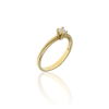 Gold rings AU78586 - 14 karátos női arany gyűrű Méret: 54