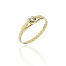 Gold rings AU83110 - 14 karátos női arany eljegyzési gyűrű Méret: 51 gyűrű