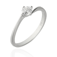 Gold rings AU85652 - 14 karátos női arany eljegyzési gyűrű Méret: 51 gyűrű