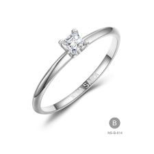 Gold rings NS-614-14K-B - Nina Sara női arany eljegyzési gyűrű gyűrű