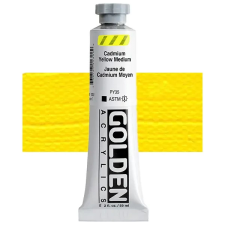  Golden Acrylics Heavy Body akrilfesték, 59 ml - 1130, cadmium yellow medium akrilfesték