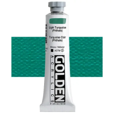  Golden Acrylics Heavy Body akrilfesték, 59 ml - 1564, light turquoise (phthalo) akrilfesték
