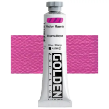  Golden Acrylics Heavy Body akrilfesték, 59 ml - 1570, medium magenta akrilfesték