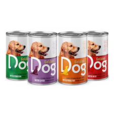 Golden Dog kutyaeledel konzerv baromfi telj.ért. 415g kutyaeledel