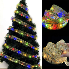 Golden Flippy LED karácsonyi szalag, hossza 20 m, 200 LED, Elemek, Többszínű karácsonyfa izzósor