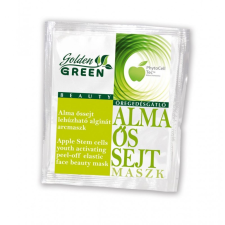Golden Green Spirulina alga öregedésgátló lehúzható alginát pormaszk 6 g arcpakolás, arcmaszk