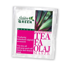 Golden Green Teafaolajos Lehúzható Alginát maszk 6gr arcpakolás, arcmaszk