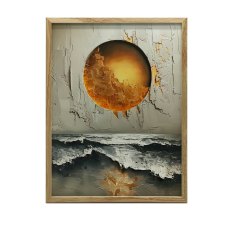 GOLDEN HORIZON FALI PLAKÁT KERET NÉLKÜL 40x50 CM MATT PAPÍR grafika, keretezett kép