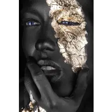  Golden Make-up 4 matricás tapéta, 150 x 205 cm tapéta, díszléc és más dekoráció