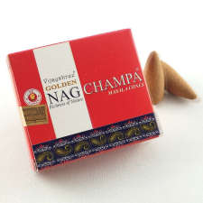 Golden Nag Champa Indiai Kúpfüstölő (10db) füstölő