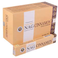 Golden Nag Cinnamon fahéjas indiai prémium füstölő füstölő