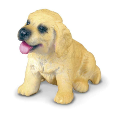 Golden Retriever Pui S Collecta figura, 4 x 3 cm játékfigura