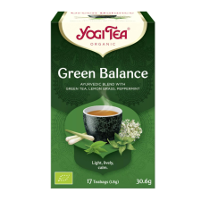 Golden Temple BIO Zöld tea egyensúly 17x1,8g Yogi Green Balance tea