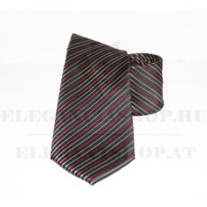  Goldenland  nyakkendő - Bordó-szürke csíkos