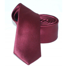  Goldenland slim nyakkendő - Bordó szatén nyakkendő