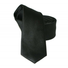  Goldenland slim nyakkendő - Fekete szatén