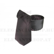  Goldenland slim nyakkendő - Sötétbordó csíkos nyakkendő