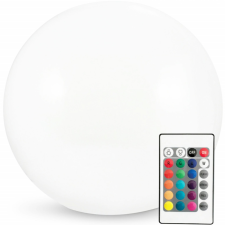 Goldlux (Polux) Lampa Ogrodowa LED Solarna Wbijana RGB Kula NAZIEMNA 20cm + pilot kültéri világítás