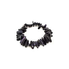 Goldstone kék long chips karkötő 14-20x4-7mm karkötő
