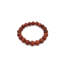 Goldstone vörös golyó karkötő 10mm karkötő
