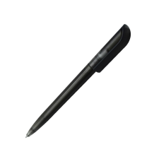 Golyóstoll 0,8mm, nyomógombos műanyag fekete test, S88, Bluering® írásszín fekete toll