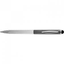  Golyóstoll metál szürke test, Zebra Stylus Telescopic, írásszín kék toll