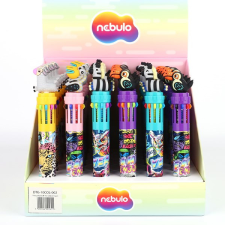  Golyóstoll NEBULO 0,7 mm 10 színű Safari toll