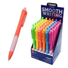  Golyóstoll nyomógombos 0,7mm Vinson Fashion C4 vegyes displ 36 db toll