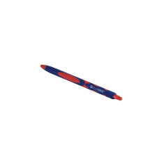 Golyóstoll nyomógombos gumírozott piros test, bluering® f20, írásszín piros toll