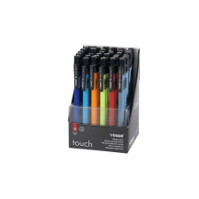 Golyóstoll nyomógombos gumírozott test Vinson X6 vegyes display 36 db toll