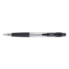  Golyóstoll SPOKO 0112 átlátszó fekete tolltest, fekete írásszín toll